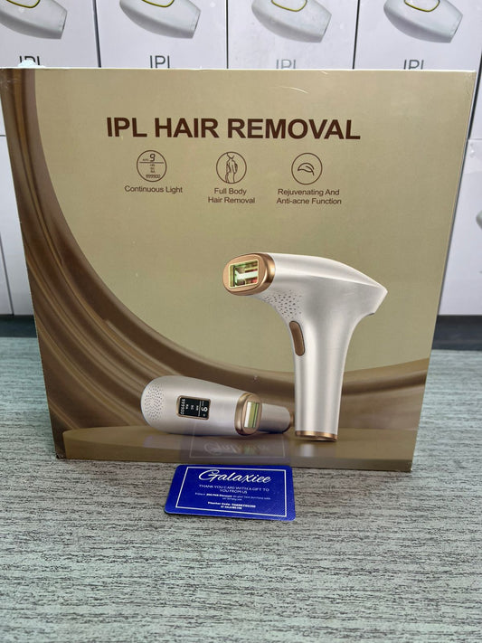 3 - in - 1 IPL Laser Hair Removal device with 9 Levels, Painless & Smooth - Galaxiee.com