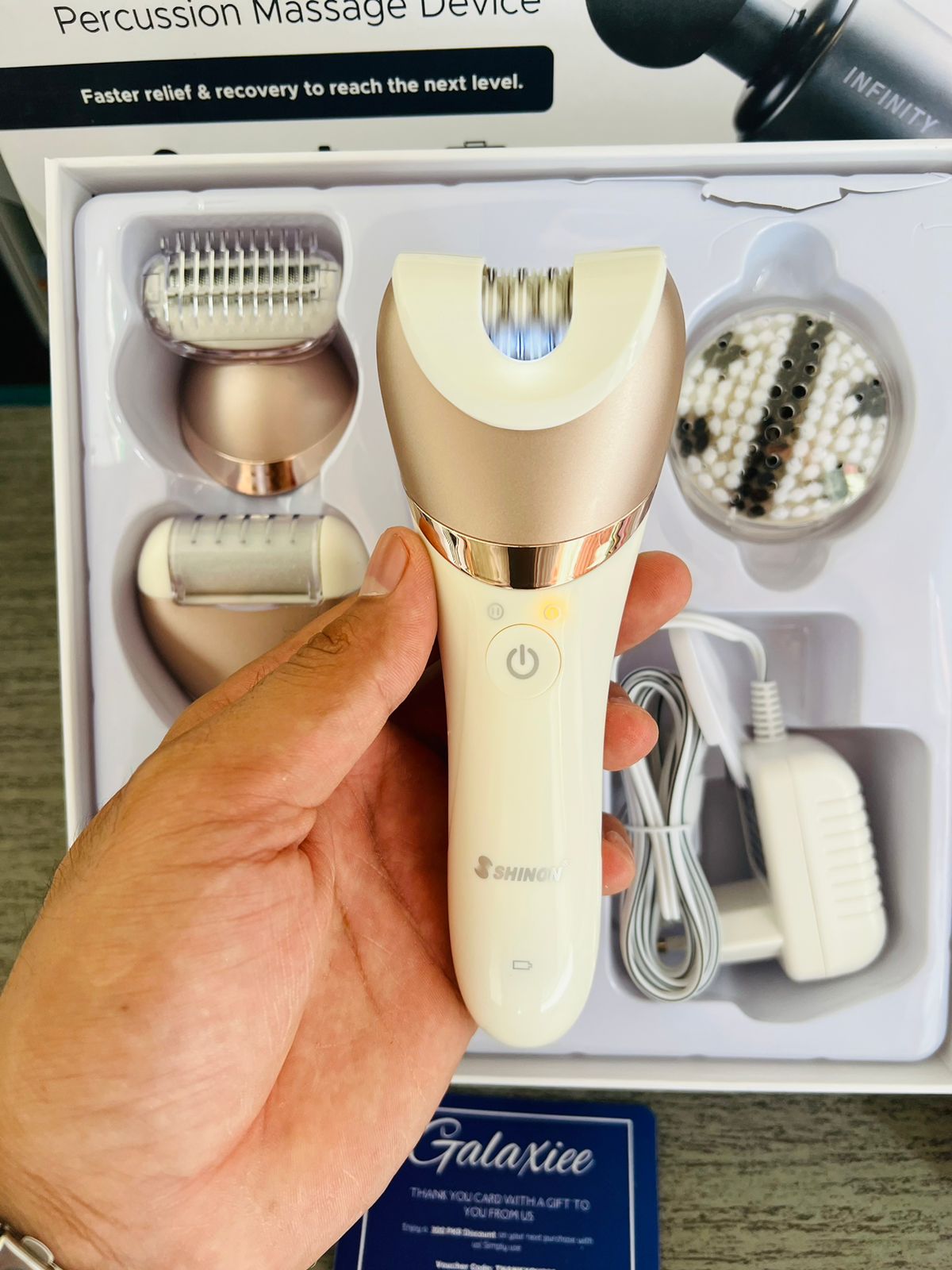 5 in 1 Shinon Ladies Shaving Epilator Machine - Galaxiee.comHair Removal