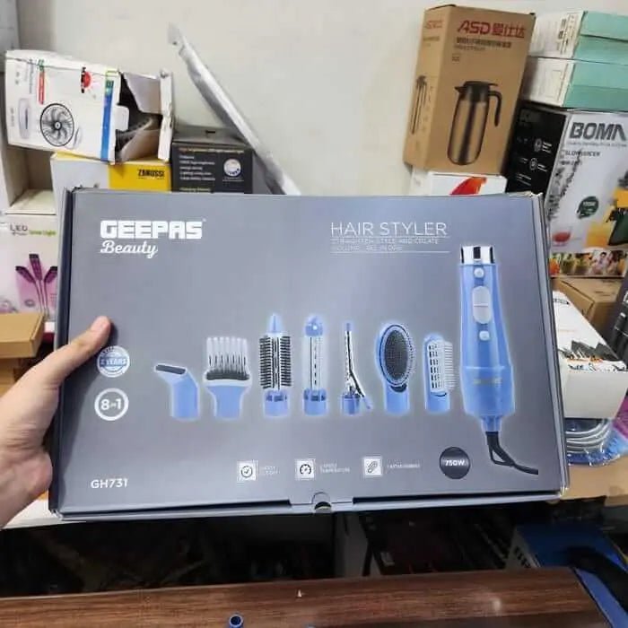 Geepas 8 in 1 Hair Styler(2 years Warranty) - Galaxiee.com