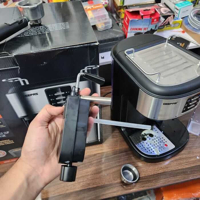 Geepas Espresso & Coffee Maker Machine (2 years Warranty) - Galaxiee.com