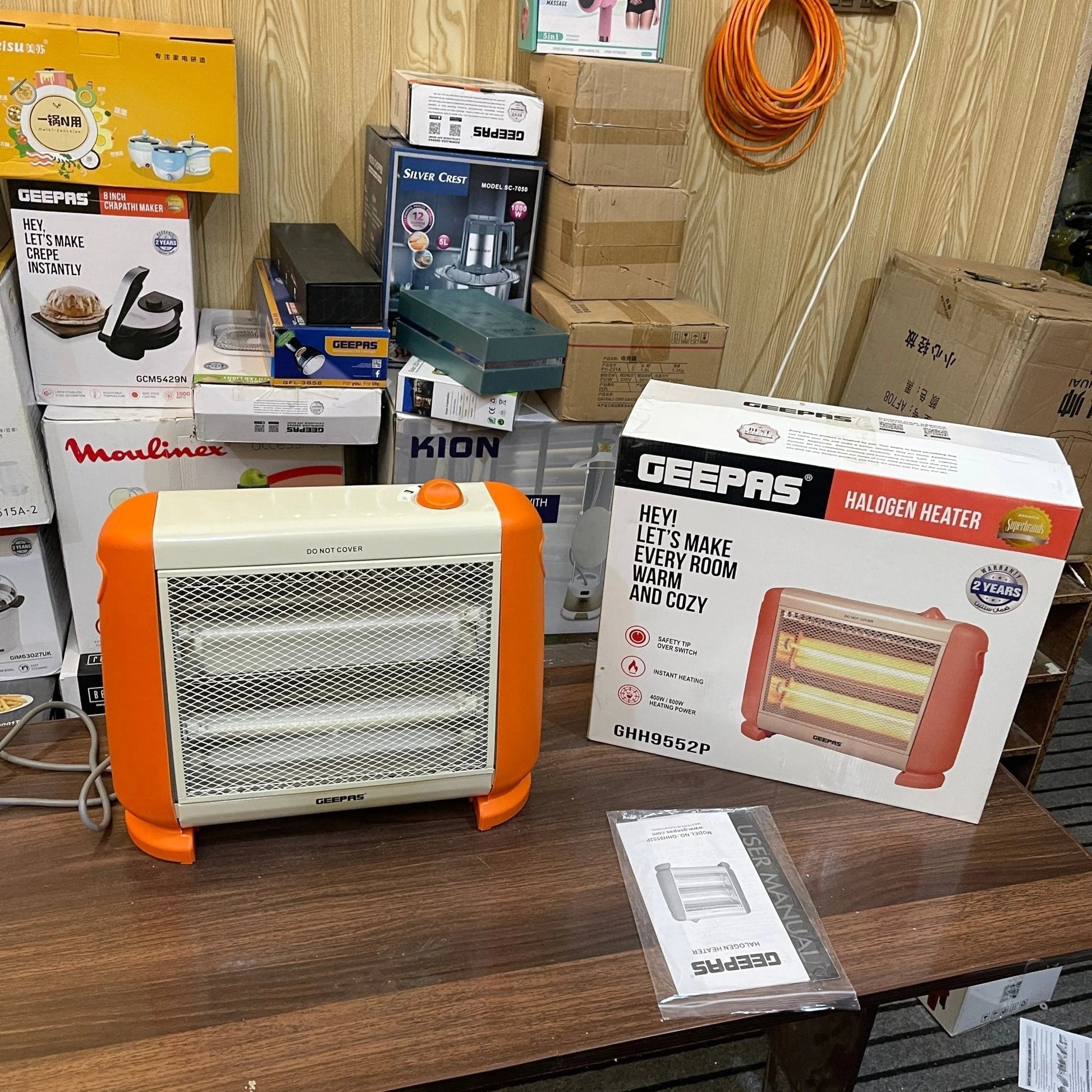 Geepas Halogen Heater GHH9552P - Galaxiee.com