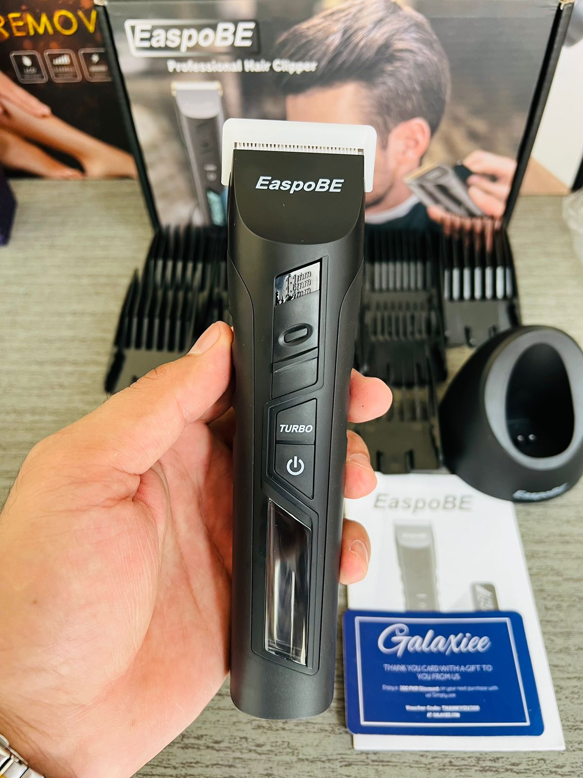 German Lot EaspoBE Professional Trimmer - Galaxiee.comHair Trimmer #Kemai#Vgr