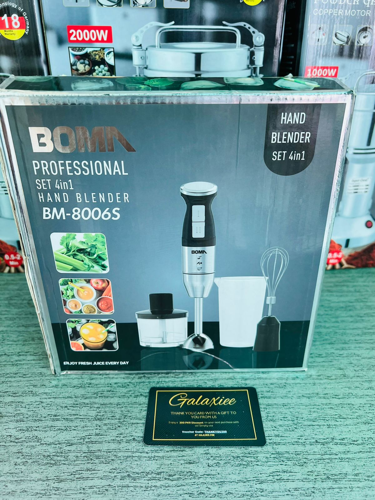 German Lot Imported Boma 4 - in - 1 Hand Blender - Galaxiee.com