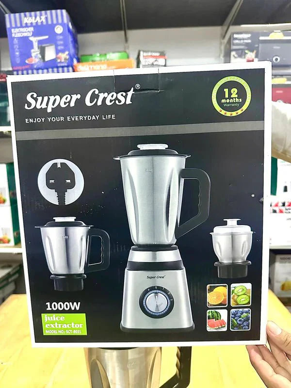 Germany lot important super crest 3 in 1 stainless steel blender - Galaxiee.com