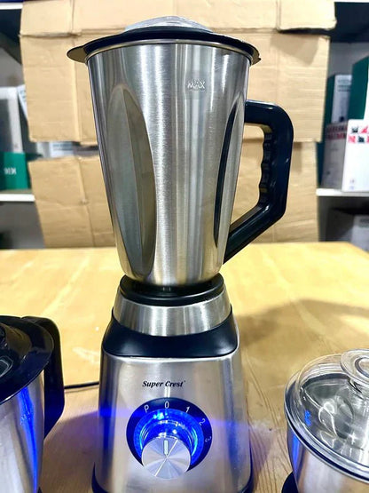 Germany lot important super crest 3 in 1 stainless steel blender - Galaxiee.com
