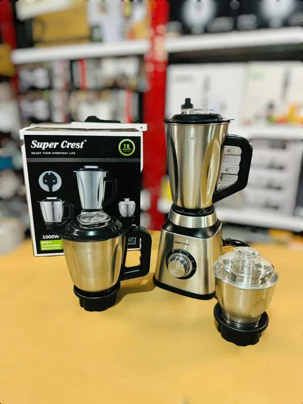 Germany lot important super crest 3 in 1 stainless steel blender - Galaxiee.com