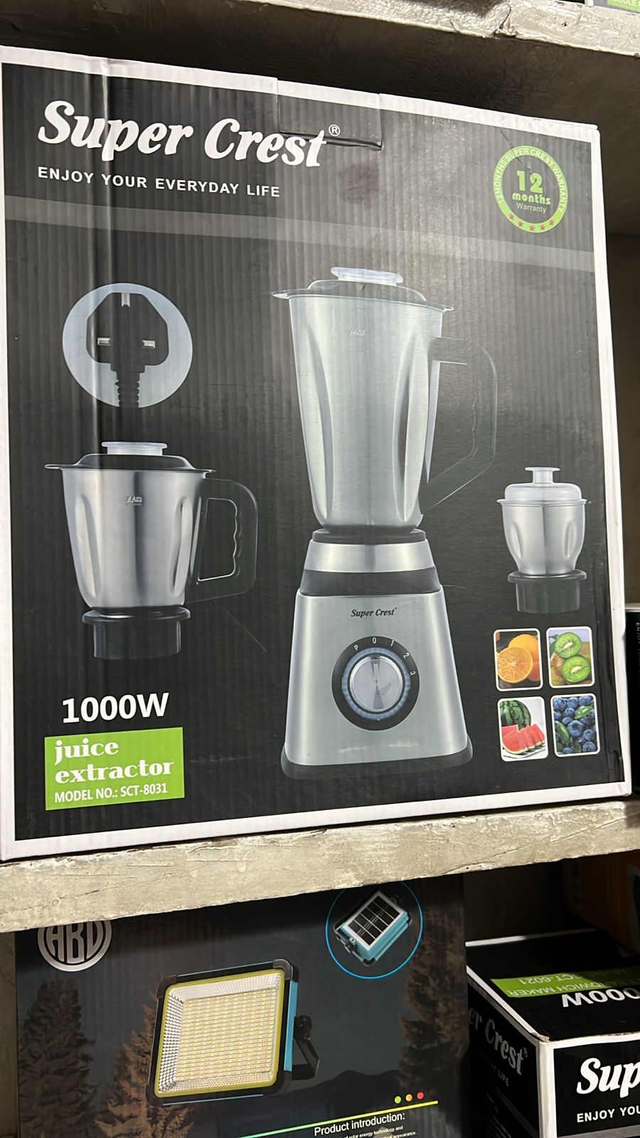 Germany lot important super crest 3 in 1 stainless steel blender - Galaxiee.com