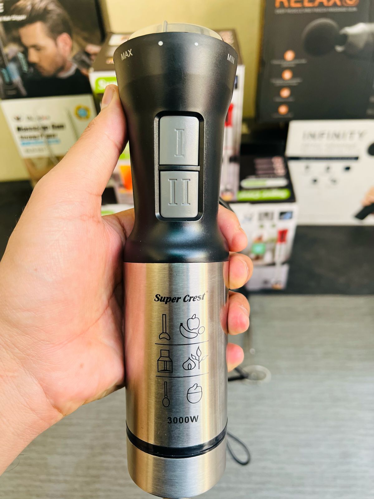 Germany Lot Imported Super Crest 5 - in - 1 Hand Blender Set SCT - 7008 - Galaxiee.com