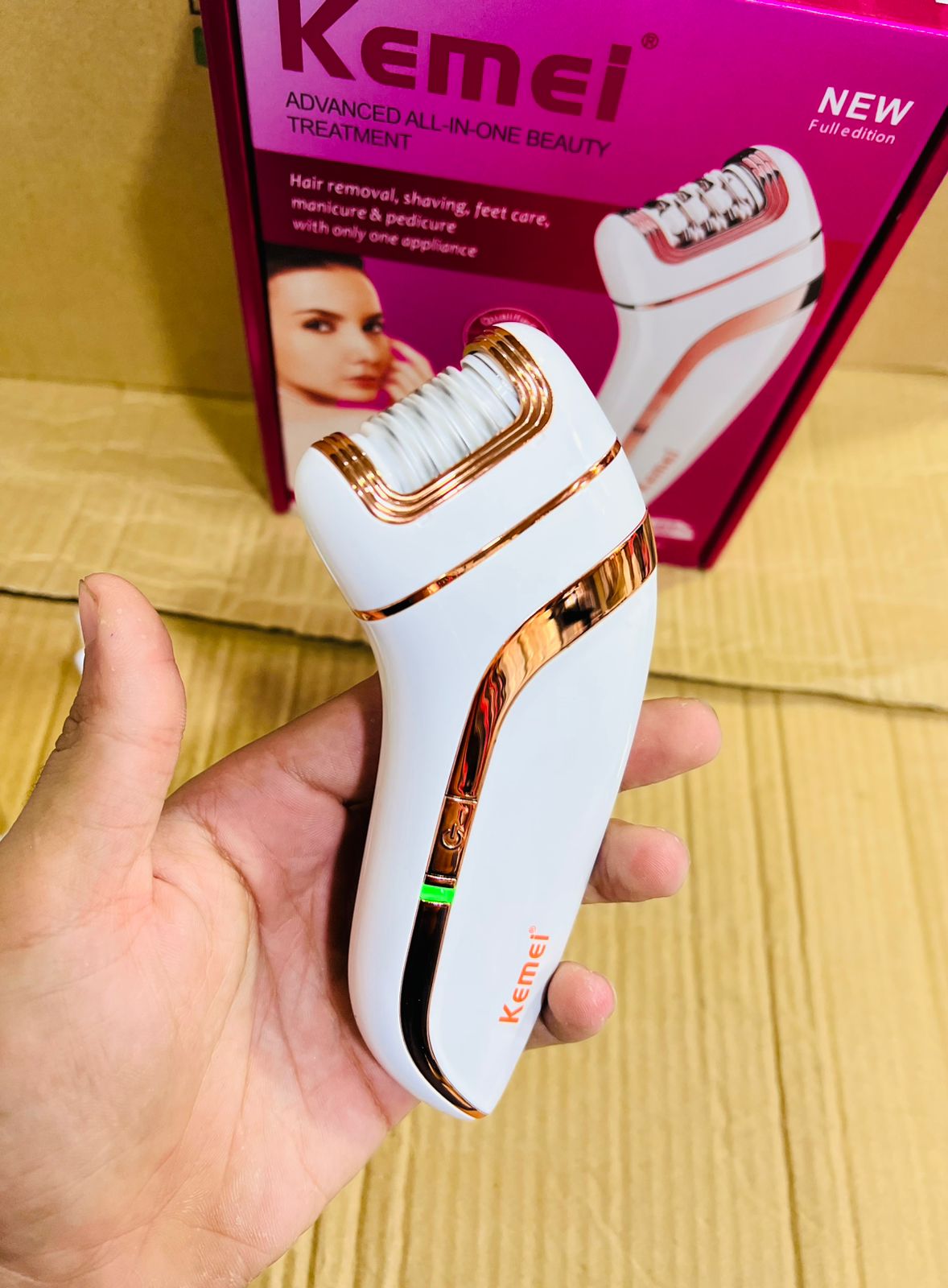 Kemei KM - 1207 3 In1 Women Epilator Electric Trimmer - Galaxiee.com