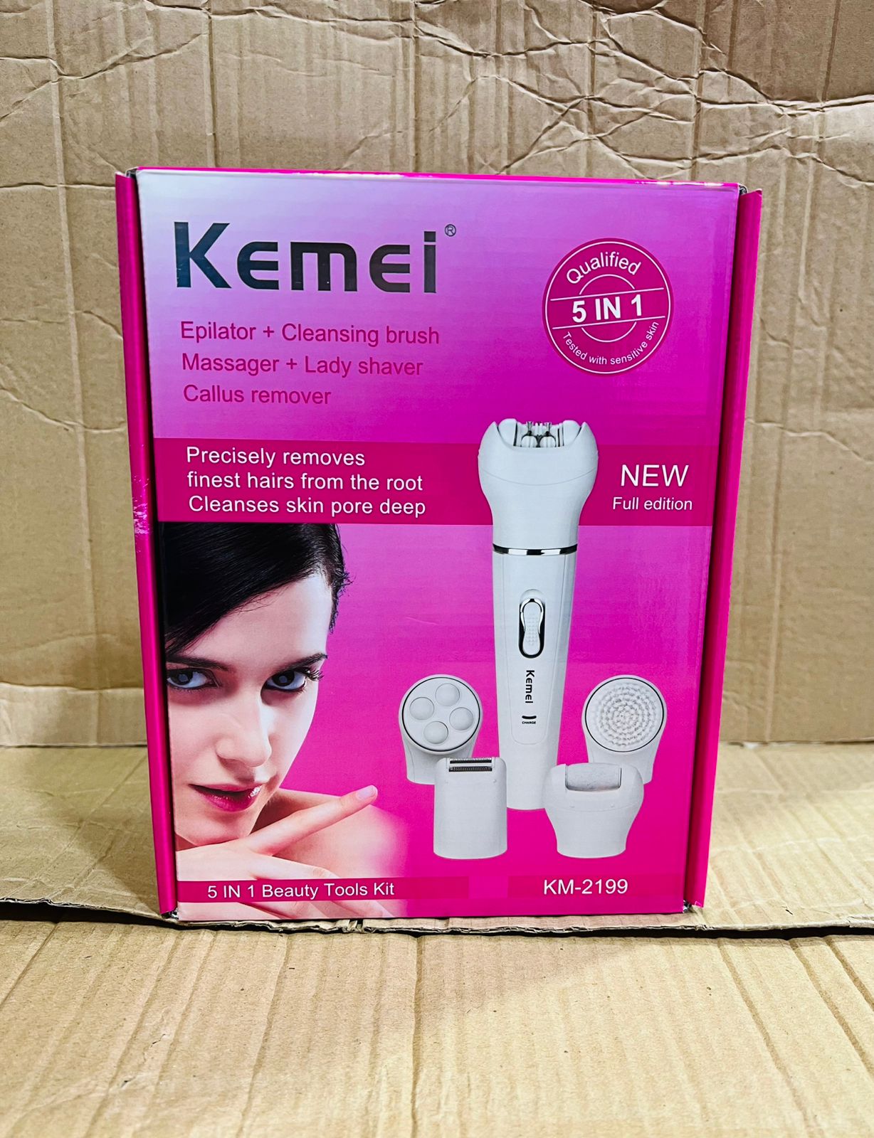 KM - 2199 5 in 1 Shaver Epilator - Galaxiee.com