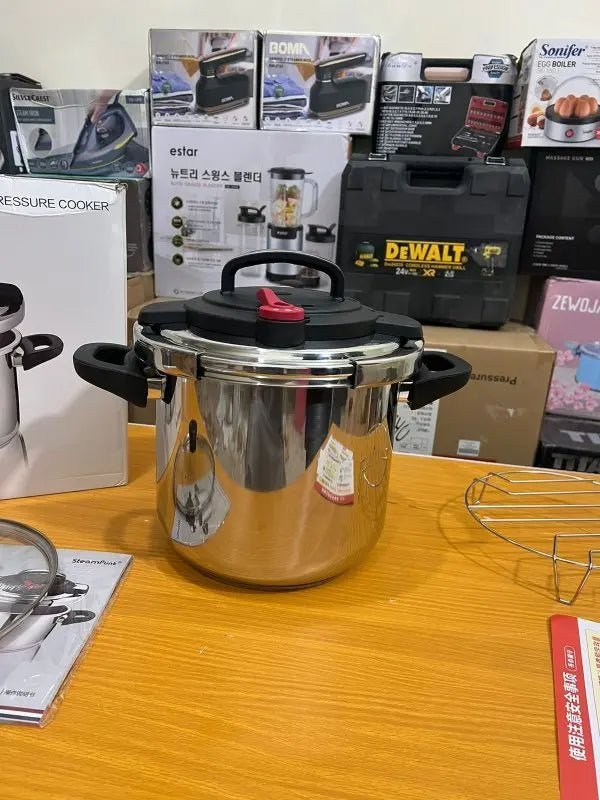 Original Germany Lot 2 in 1 Stainless Steel Pressure Cooker 9L - Galaxiee.com
