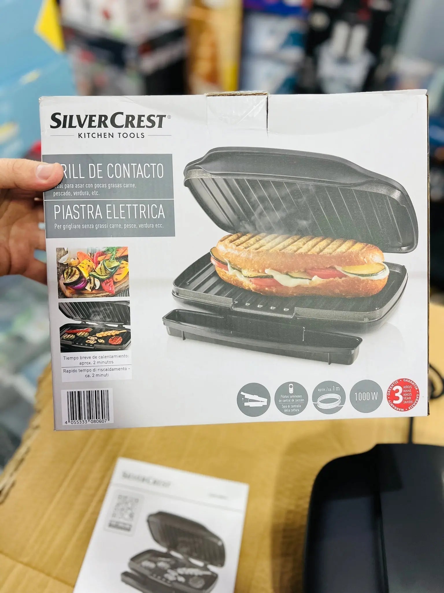 Silver Crest Grill 1 Year Warranty (1000w) German Lot imported - Galaxiee.com