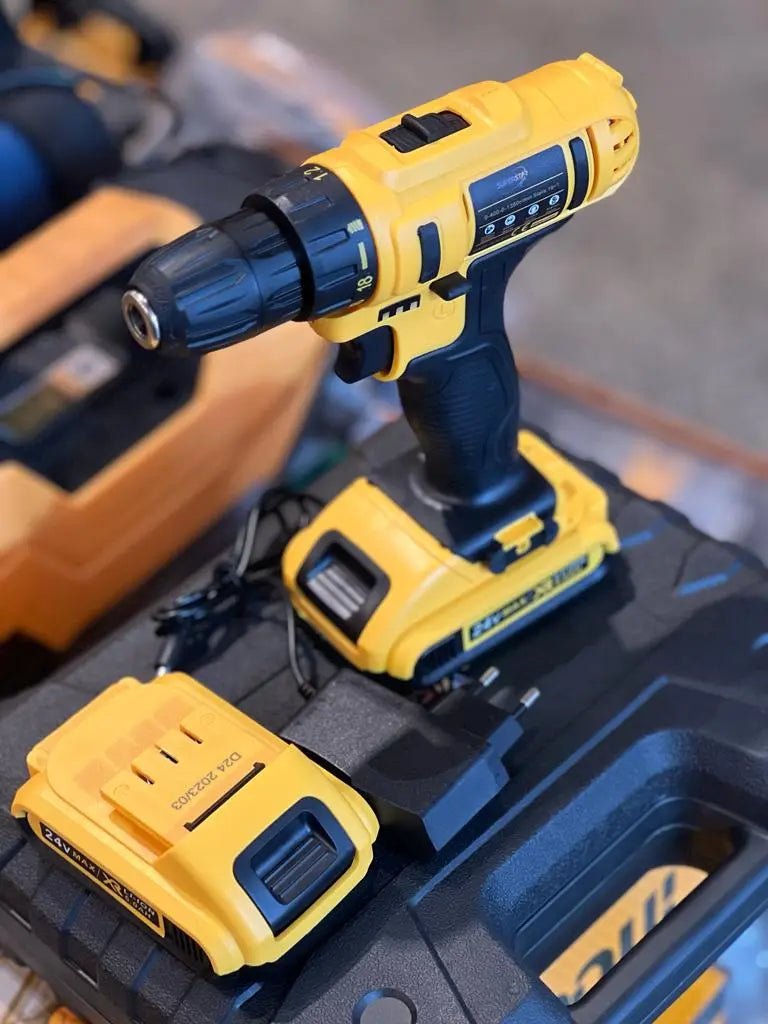 Superstar 24V Cordless Drill Machine Set - Galaxiee.com