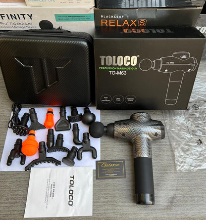 TOLOCO™Percussion Massage Gun – Deep Tissue Relief - Galaxiee.com